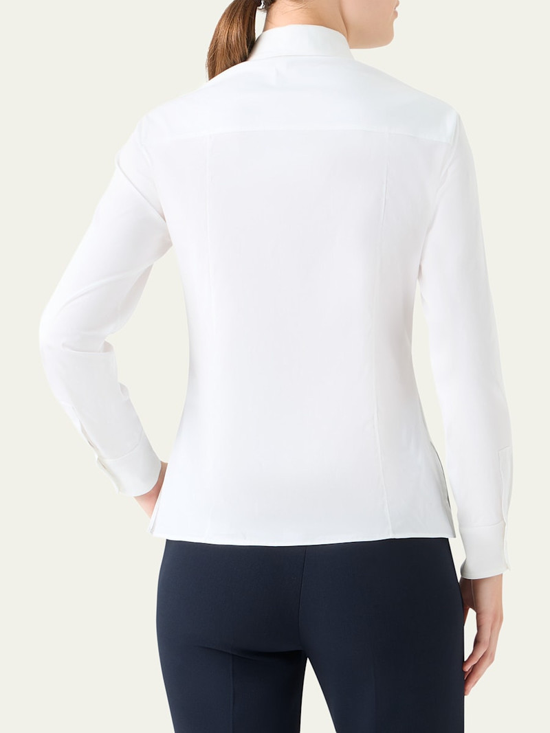 AKRIS Pleated Bib-Front Shirt outlook