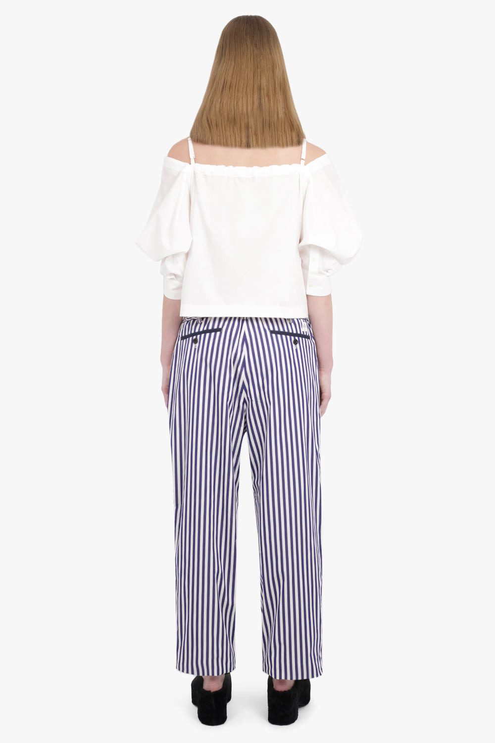 THOMAS MASON JOGGER PANT | NAVY STRIPE - 4