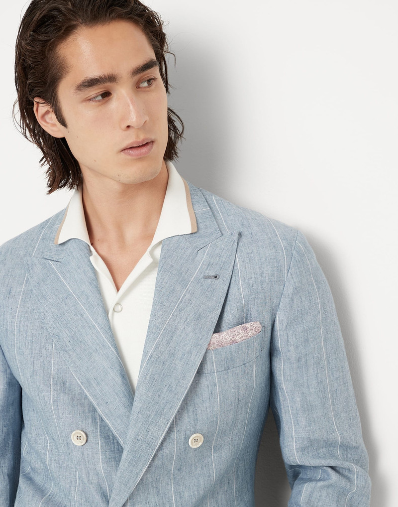 Double face silk pocket square 3