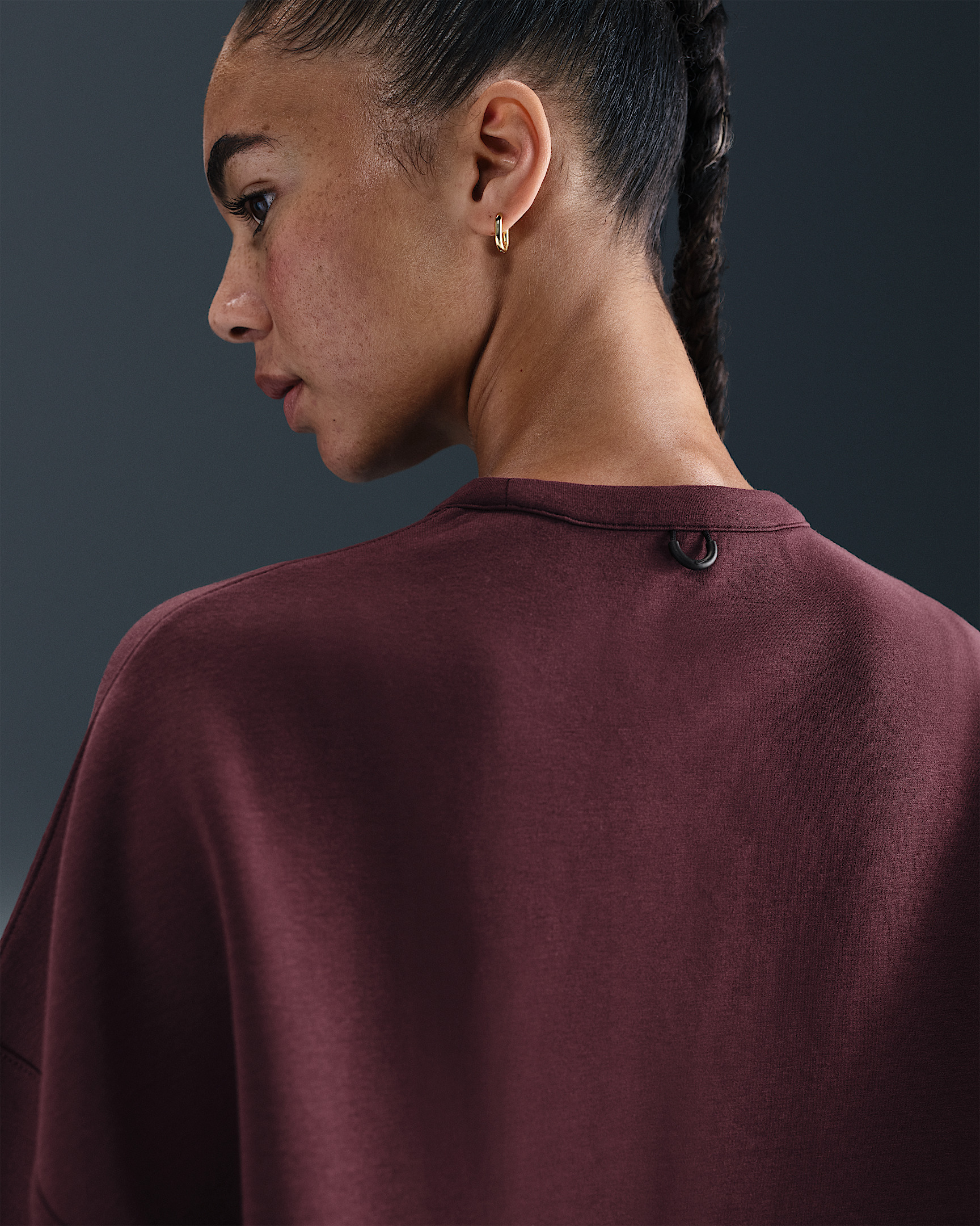 Nike 24.7 ImpossiblySoft Women's Dri-FIT Oversized Crew-Neck Top - 2