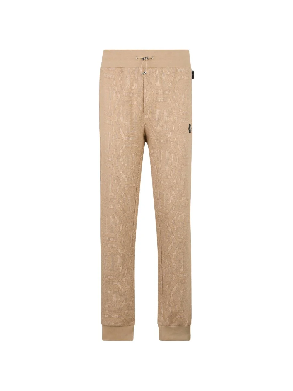 jacquard monogram track pants - 1