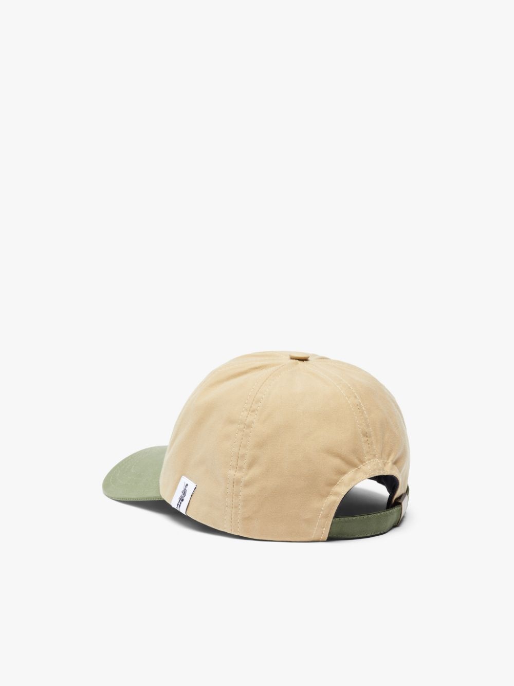 TIPPING BEIGE CONTRAST WAXED COTTON BASEBALL CAP | ACC-HA04 - 3