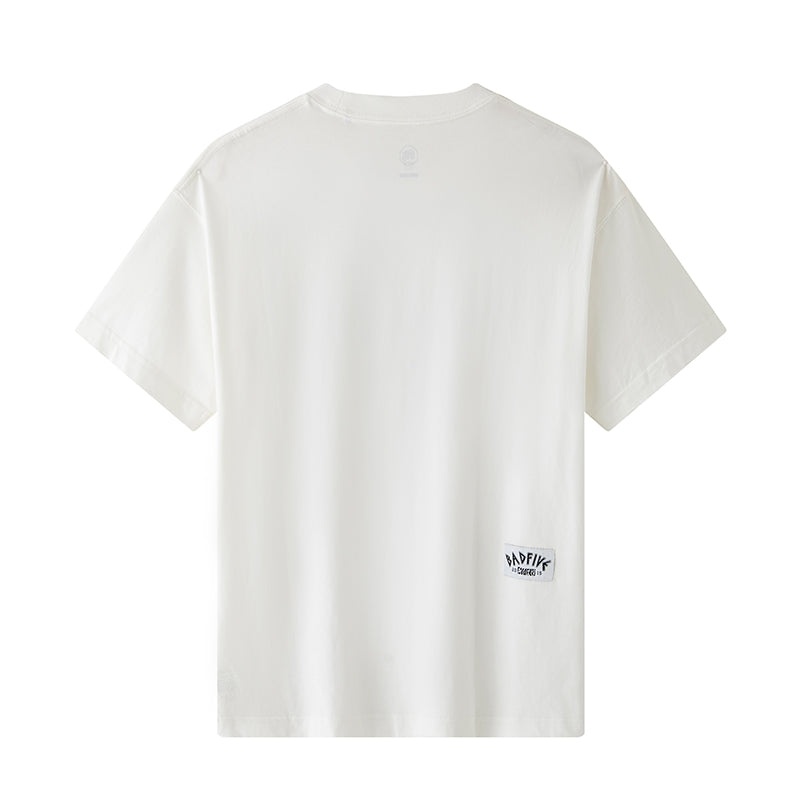 Li-Ning BadFive Graphic T-shirt 'White Blue' AHST279-7 - 2