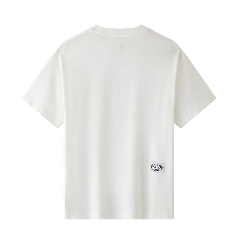 Li-Ning Li-Ning BadFive Graphic T-shirt 'White Blue' AHST279-7 outlook