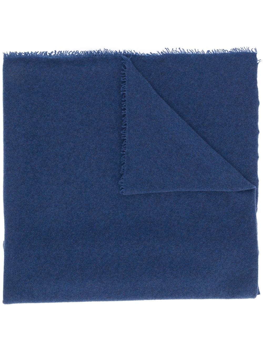 raw-cut edge cashmere scarf - 1