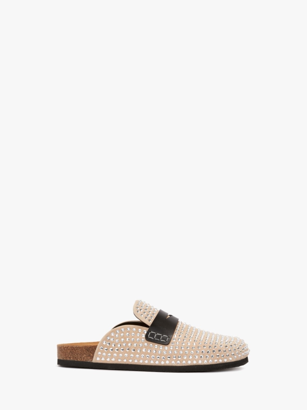 CRYSTAL LOAFER MULES - 1