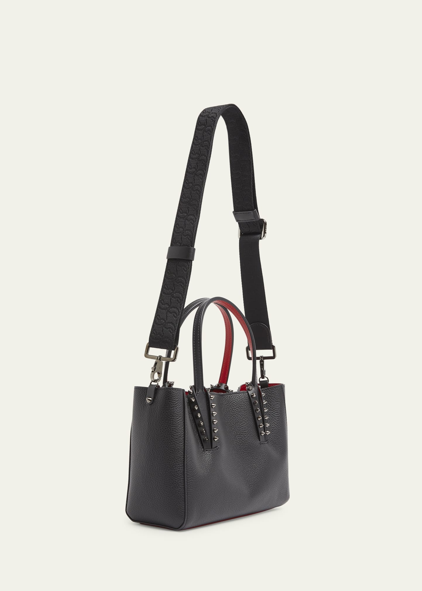 Cabata Soft East-West Mini Shoulder Bag in Grained Leather - 2