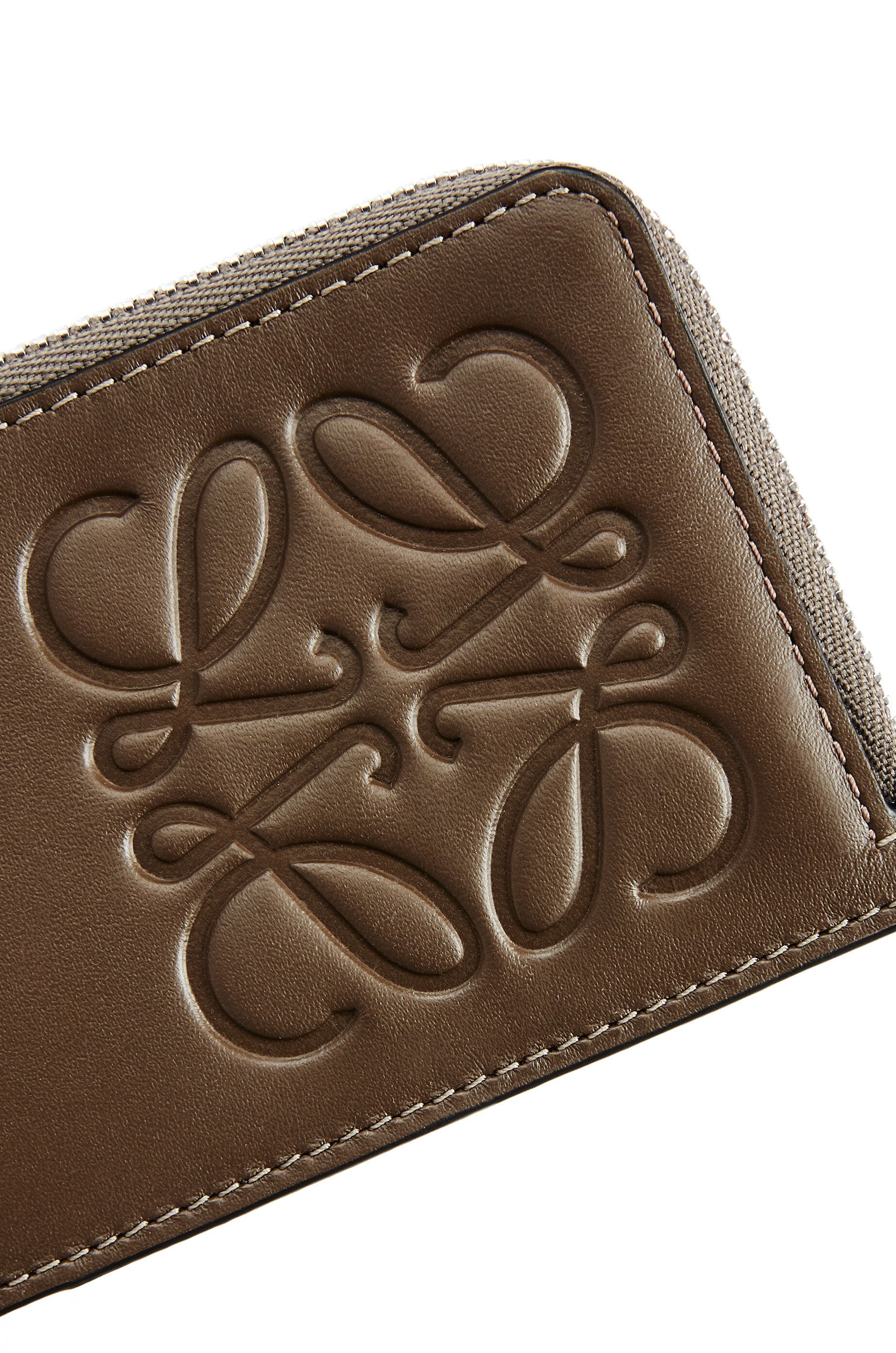 Brand coin cardholder in smooth calfskin - 4