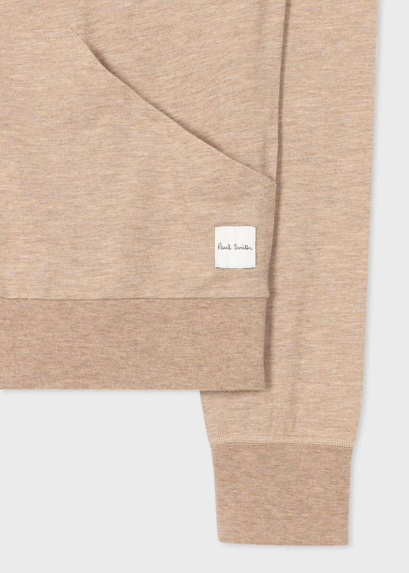 Paul Smith Women's Light Brown Zip Up Lounge Hoodie outlook