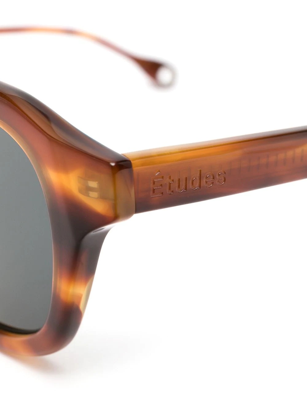 Minimal tortoiseshell sunglasses - 3