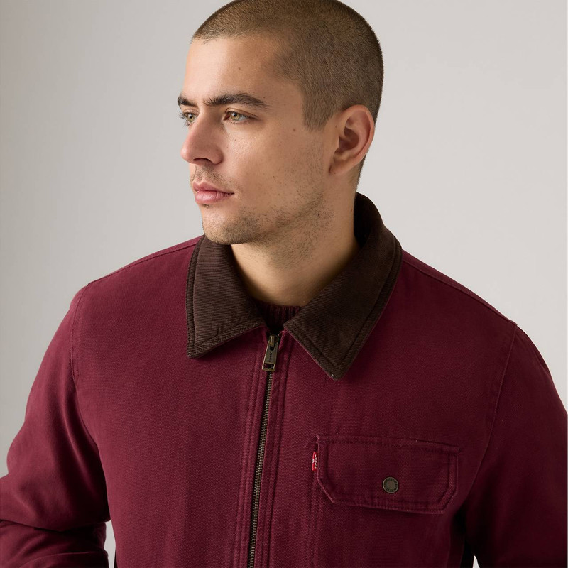 COTTON CANVAS DEPOT JACKET WITH BLANKET LINING 4