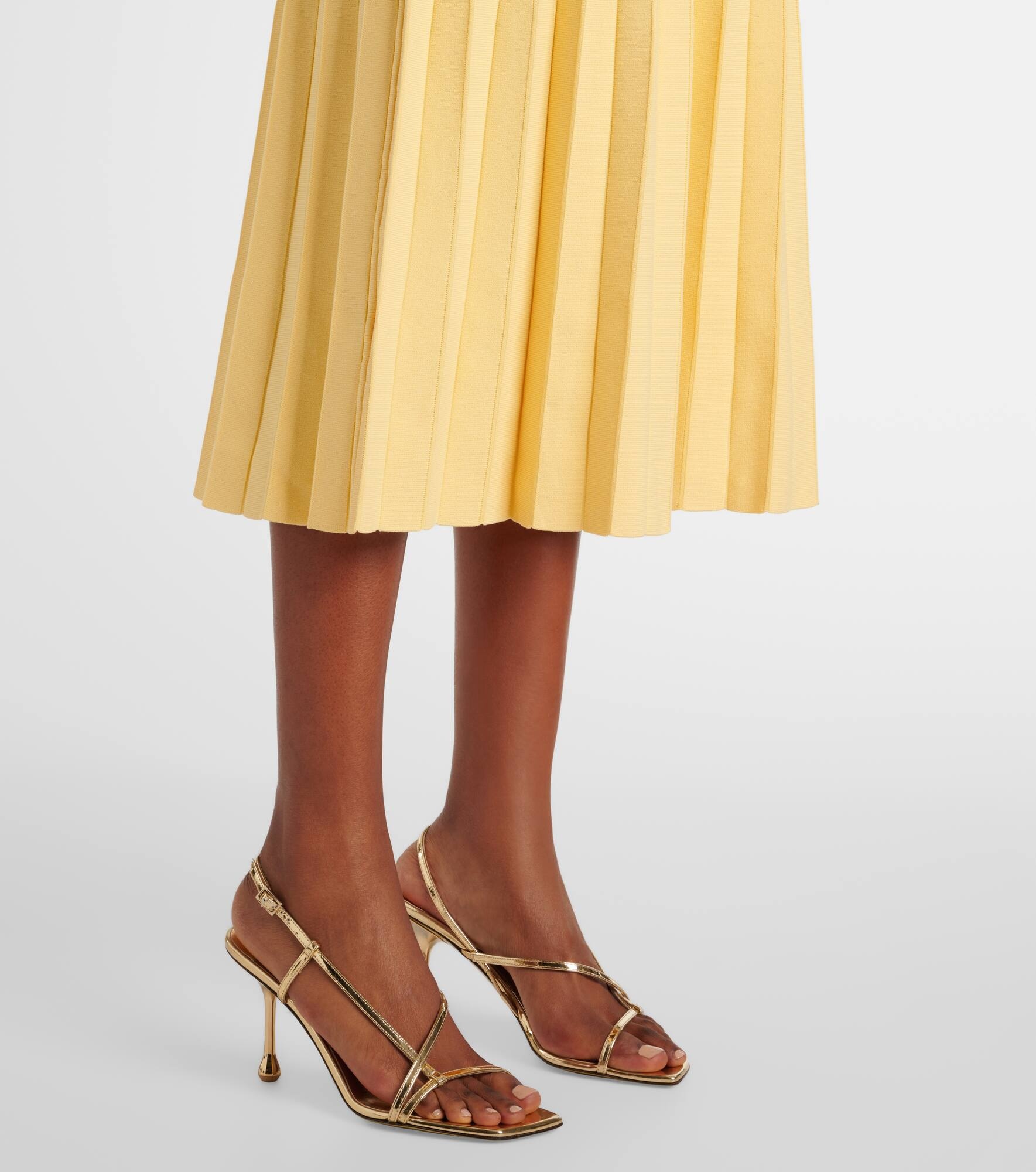 Ellison pleated midi dress - 5