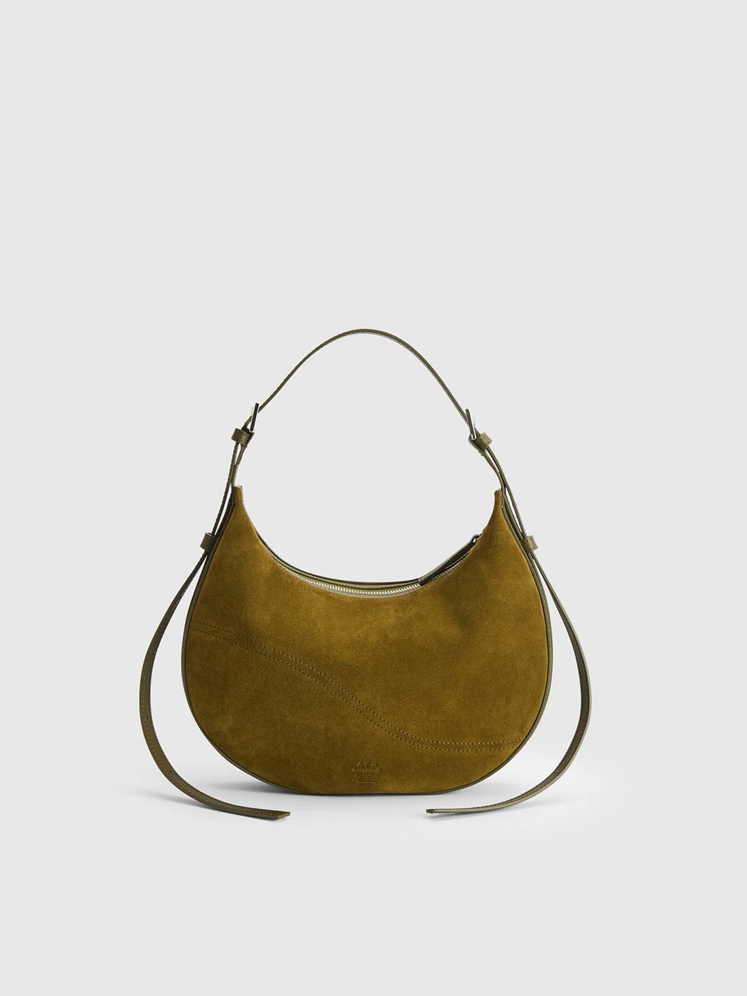 Liveri Muschio/Turtle Suede/Leather Small hobo bag - 1