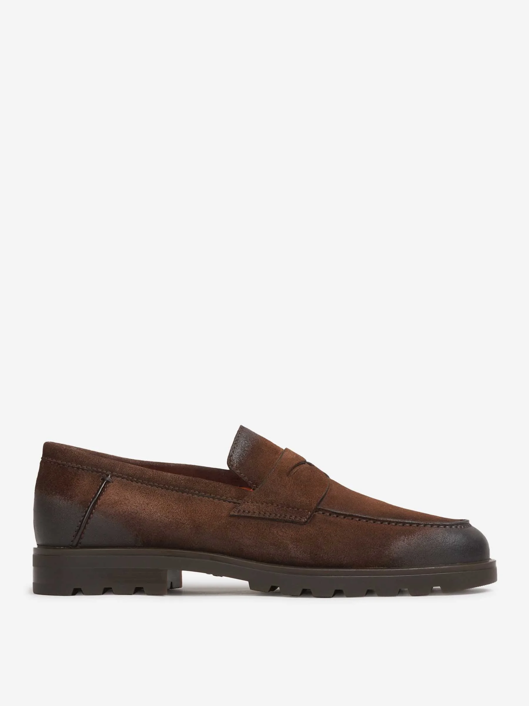 PENNY SUEDE LOAFERS - 1