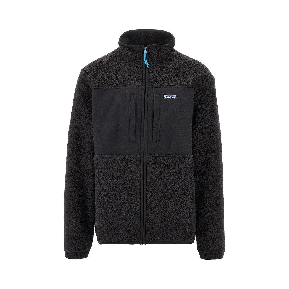 Patagonia Retro Patch Fleece Jacket Black Men - 1