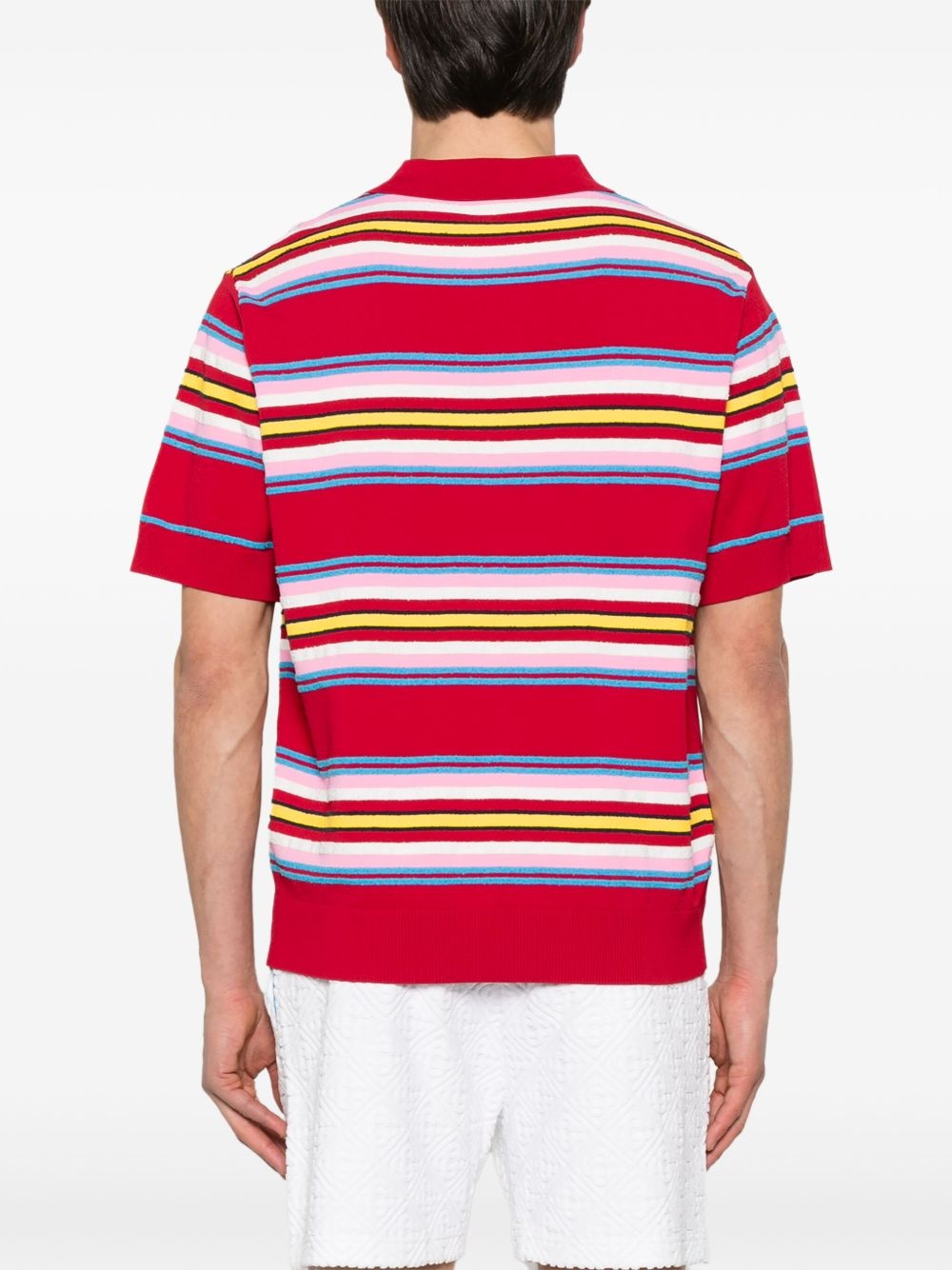 striped polo shirt - 3