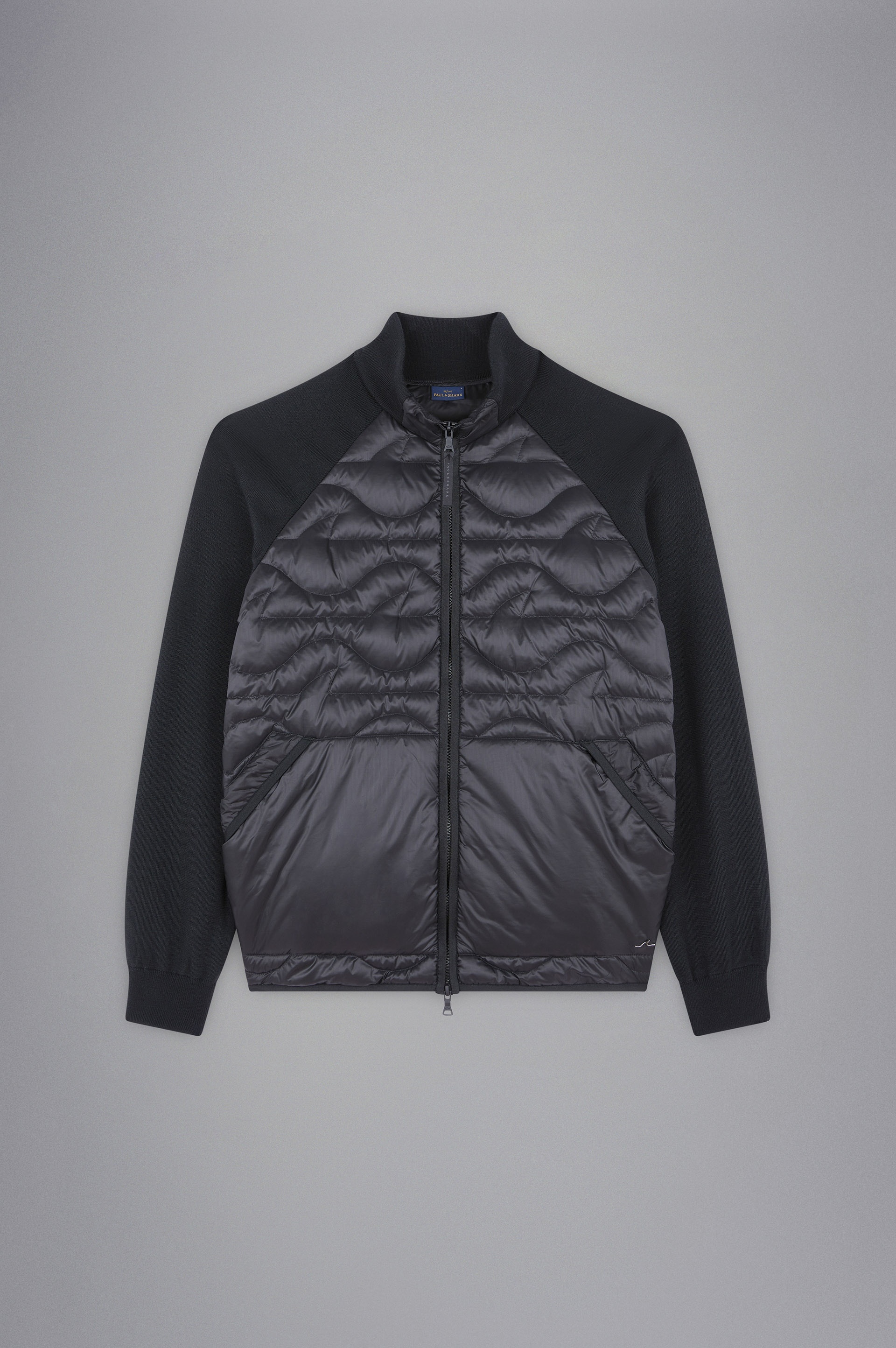 HYBRID MONOGRAM SWEATER WOOL AND TECHNICAL FABRIC - 1