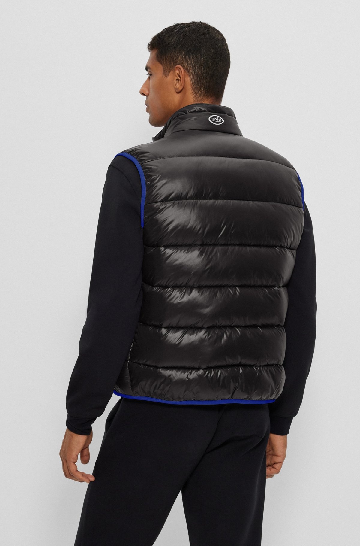 BOSS X NFL WATER-REPELLENT PADDED GILET WITH COLLABORATIVE BRANDING - 4