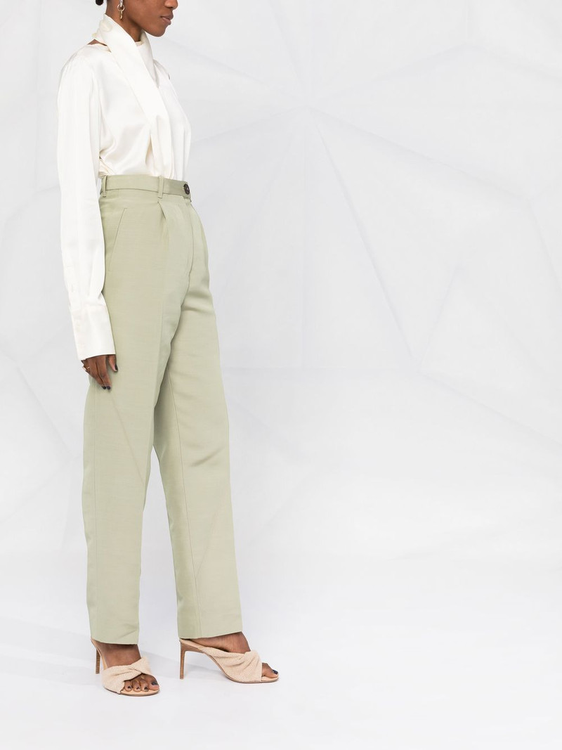 high-waisted straight-leg trousers 6