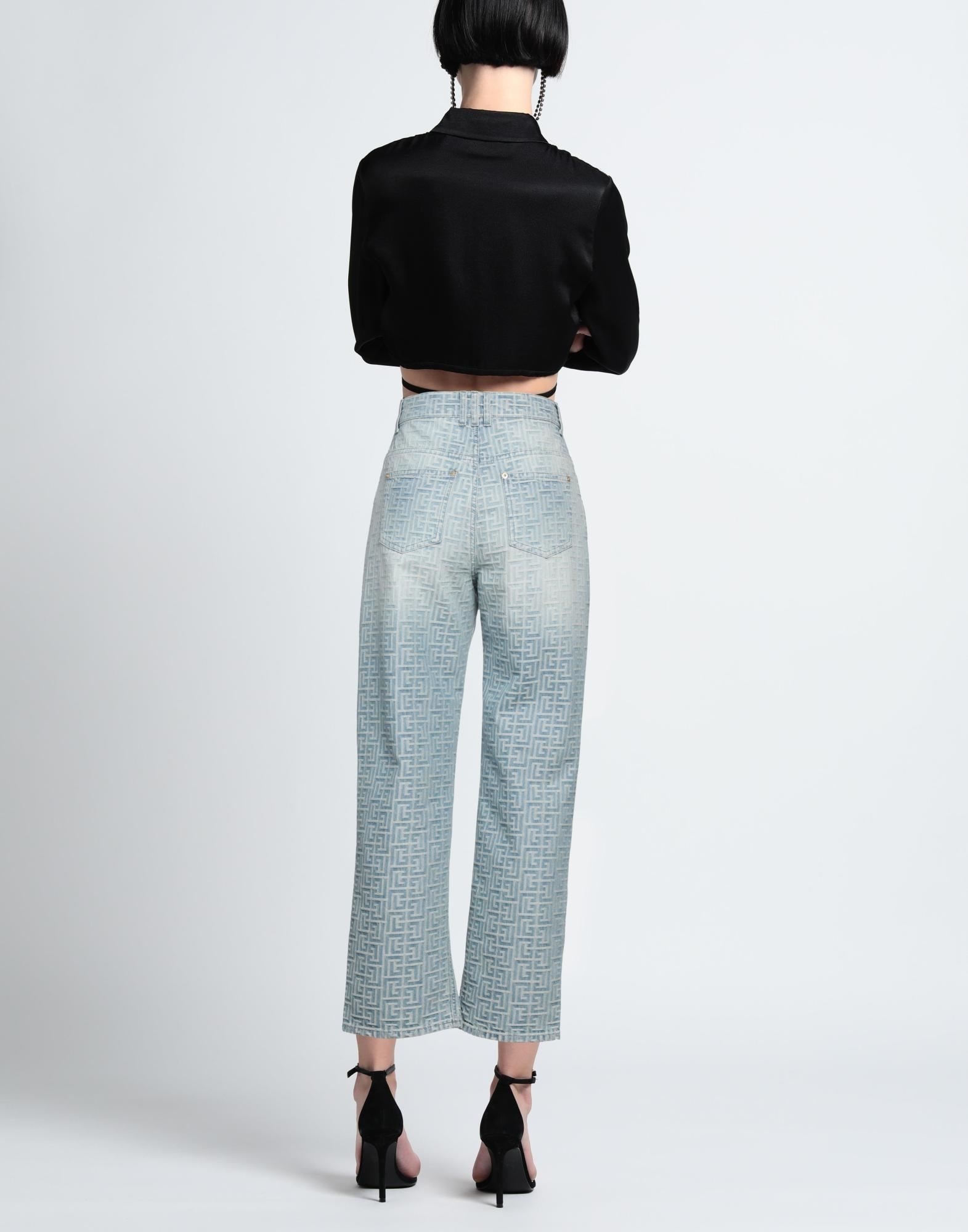 Blue Women's Denim Pants - 3