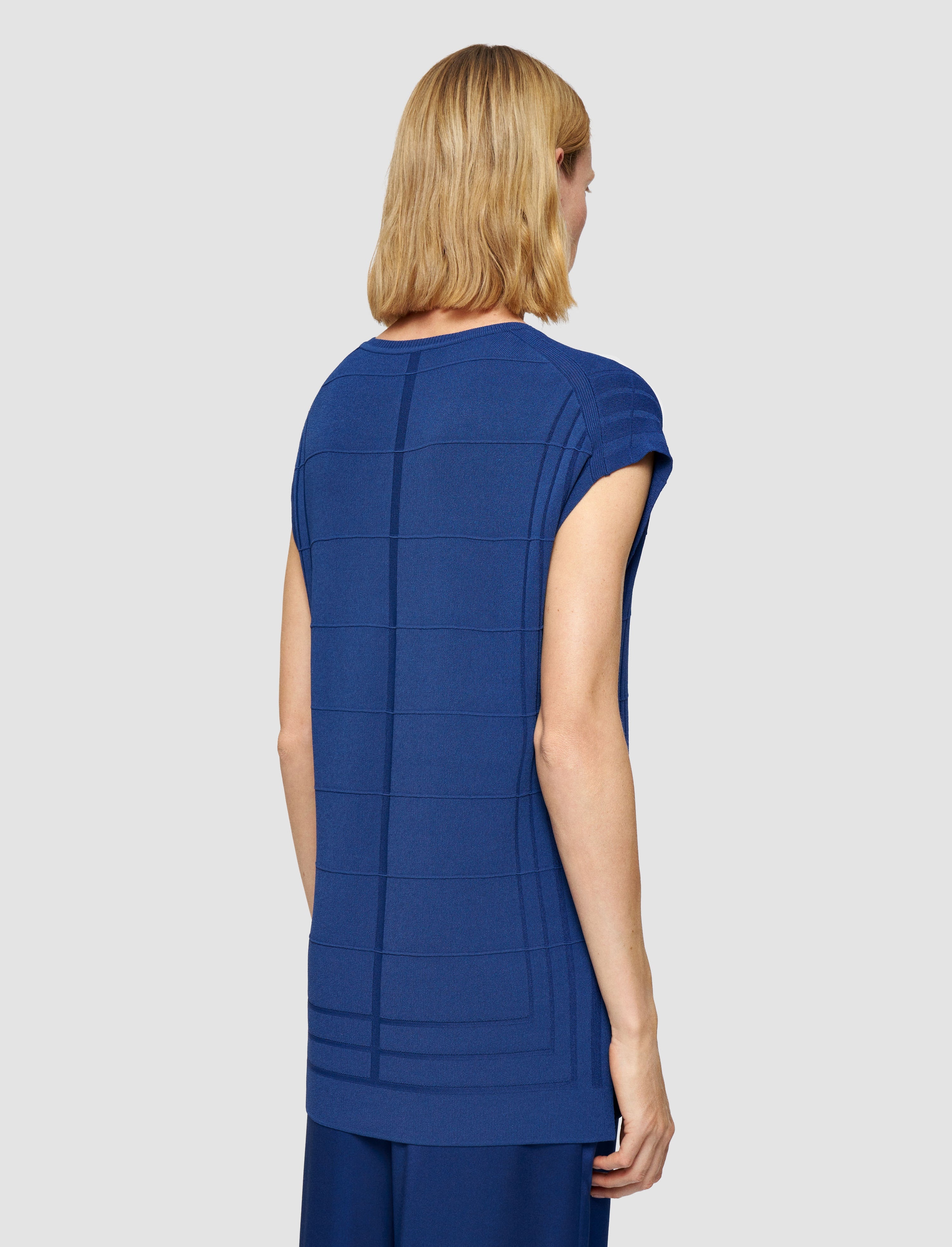 Viscose Grid Knit Top - 4