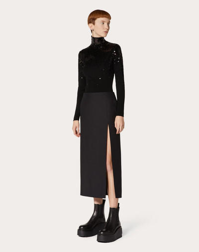 Valentino Crepe Couture Pencil Skirt outlook