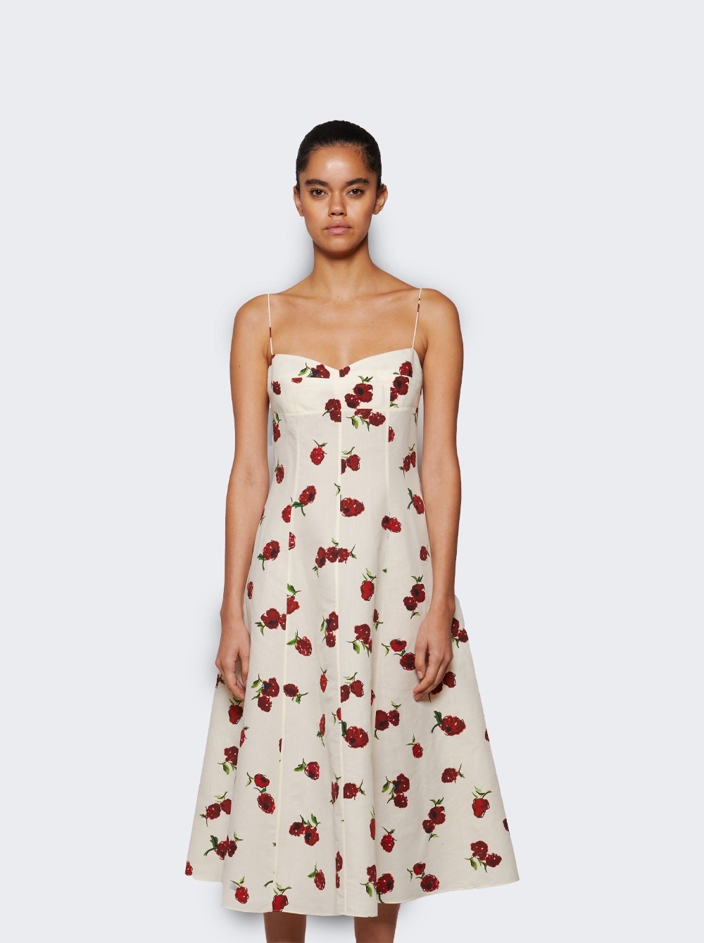 Isabella Dress Rasberry And Cream - 2