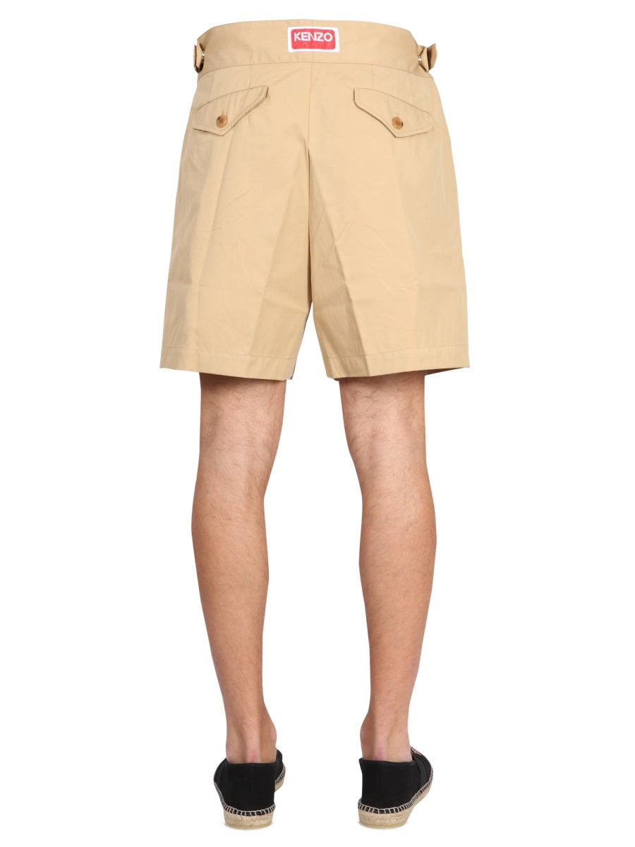 Kenzo Men Short In Twill - 4