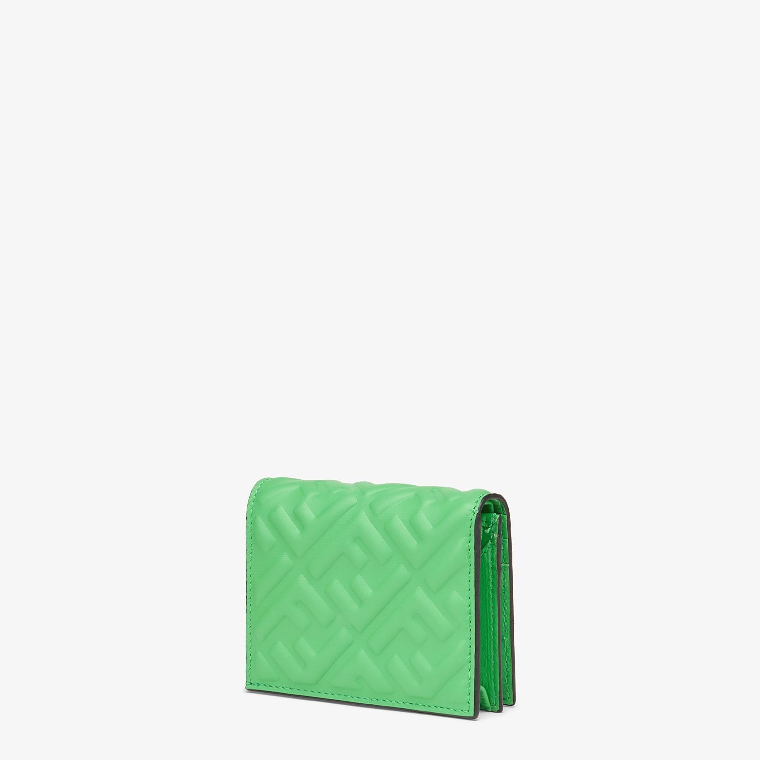 Green nappa leather wallet - 2