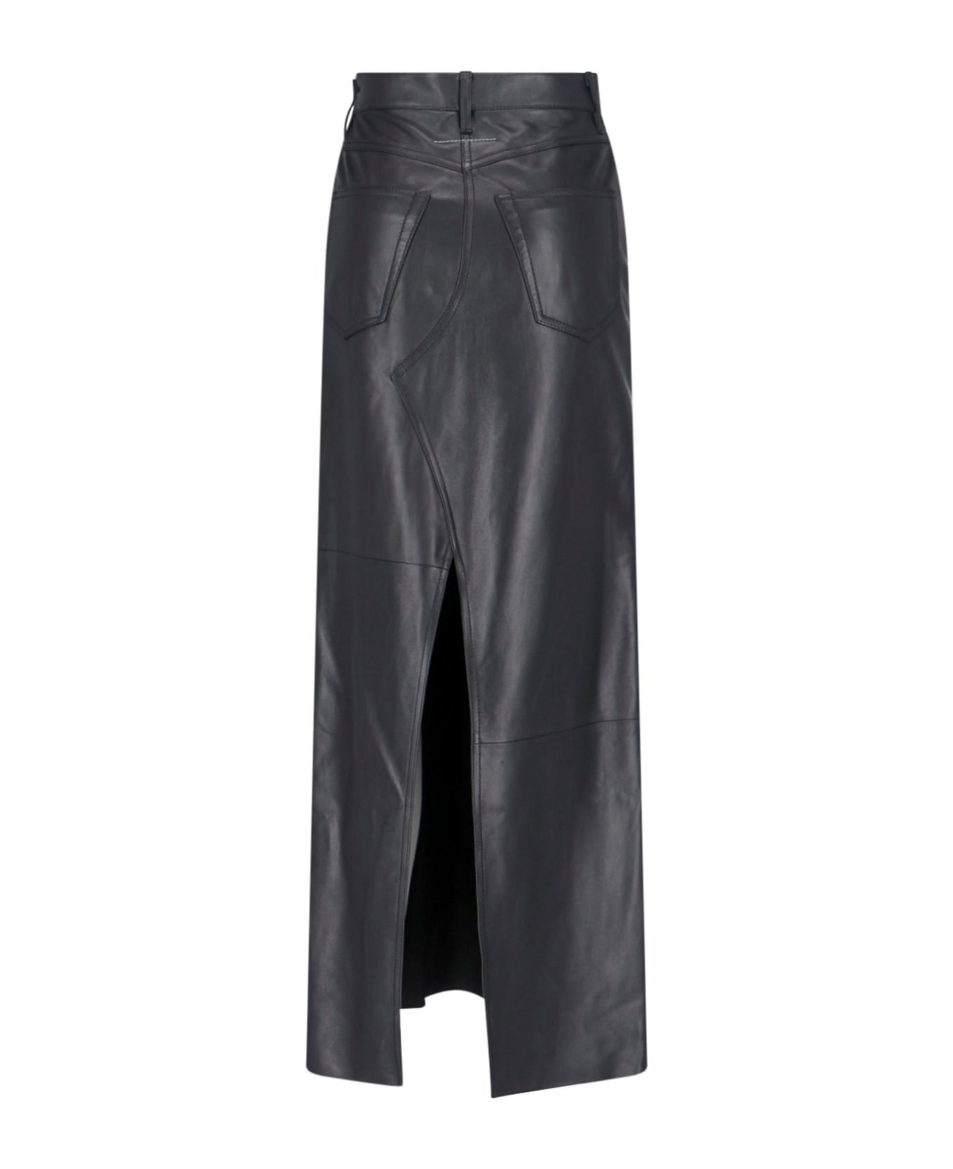 Maxi Leather Skirt - 1