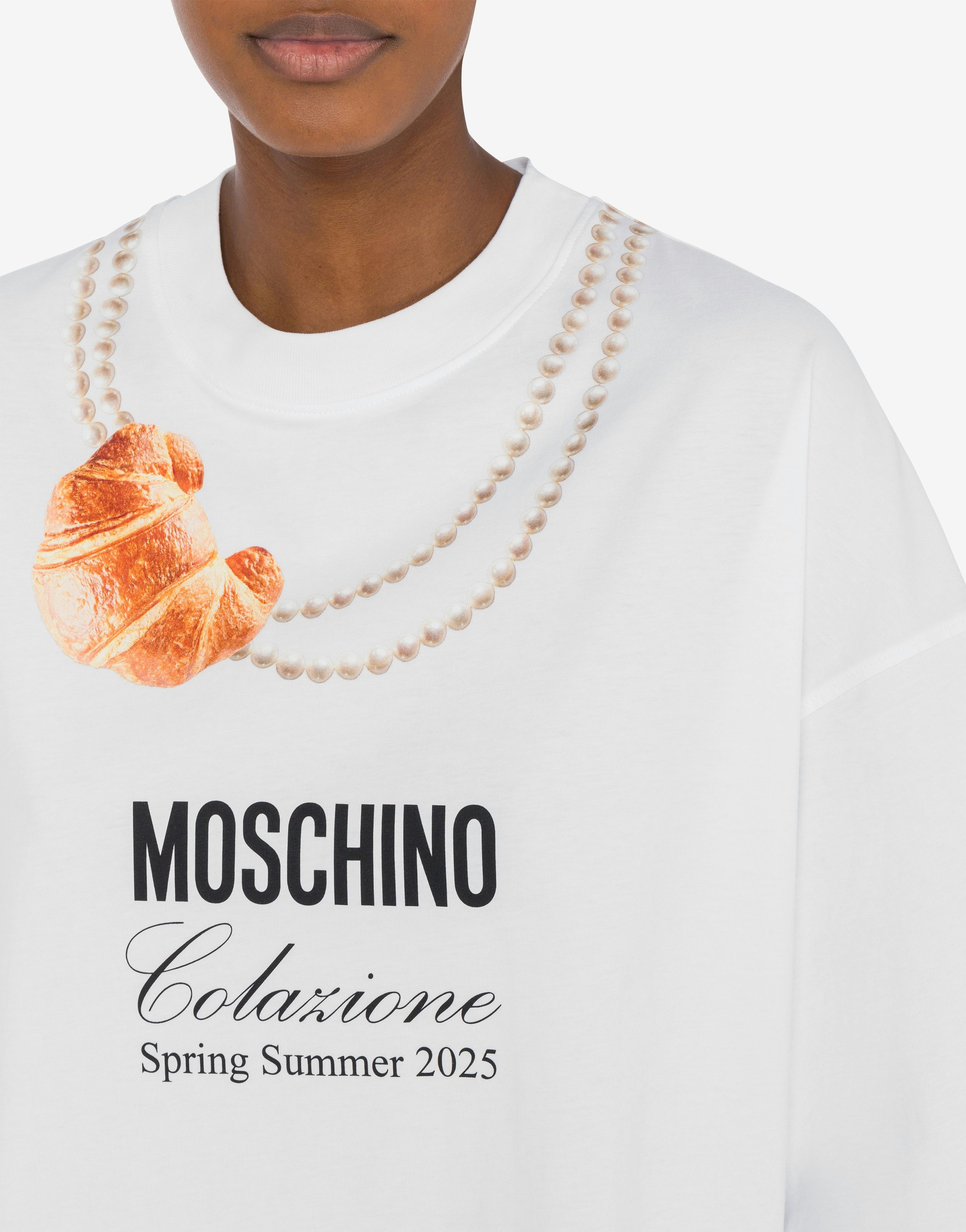 ORGANIC JERSEY DRESS MOSCHINO BREAKFAST - 4