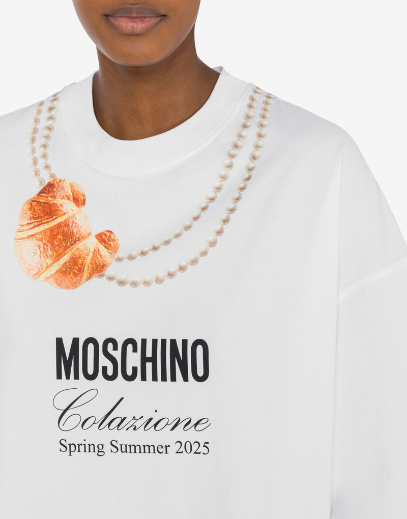 ORGANIC JERSEY DRESS MOSCHINO BREAKFAST 4