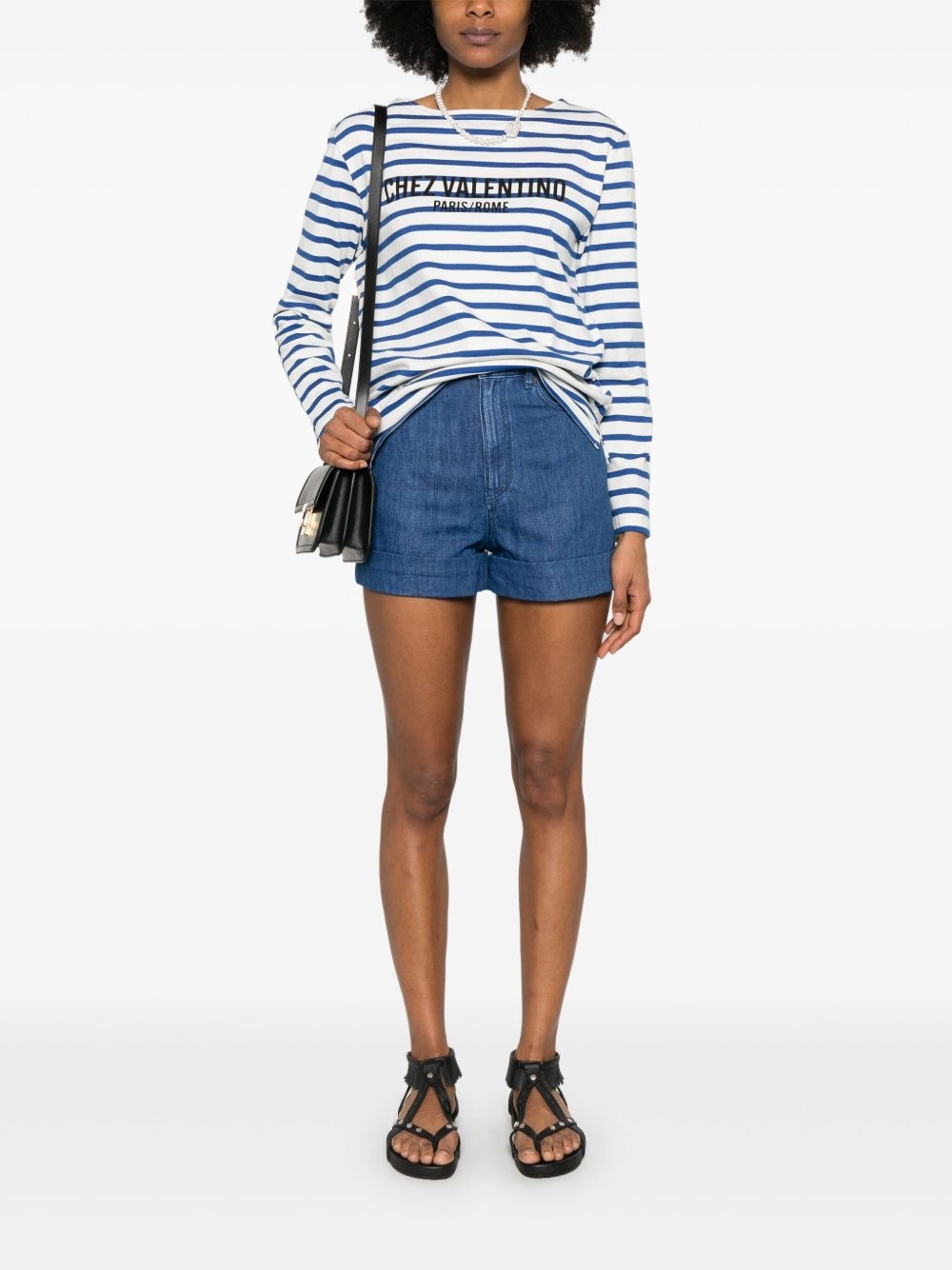 striped T-shirt - 2