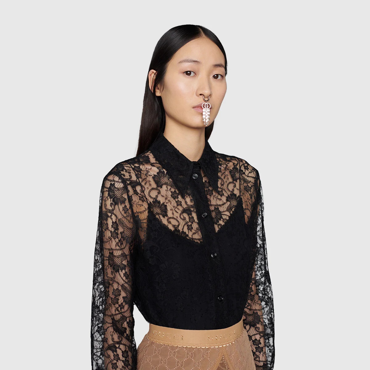 Lace shirt - 5