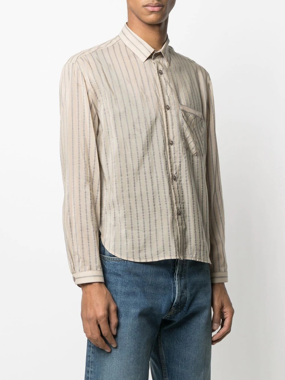 striped cotton shirt - 3