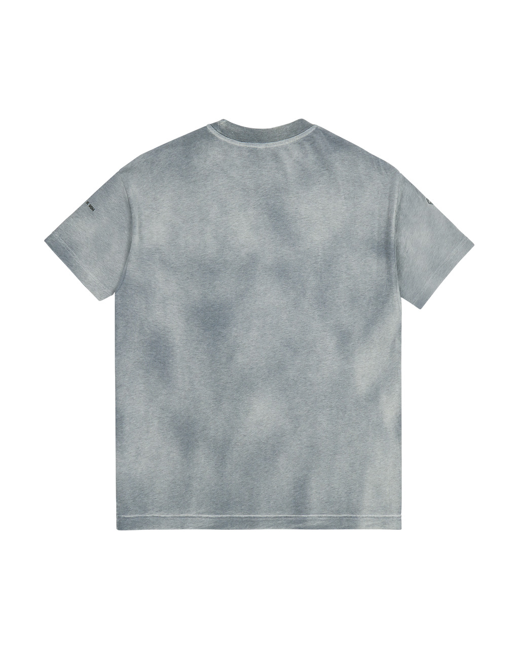 GREY OVERSIZED GARMENT DYE T-SHIRT - 2