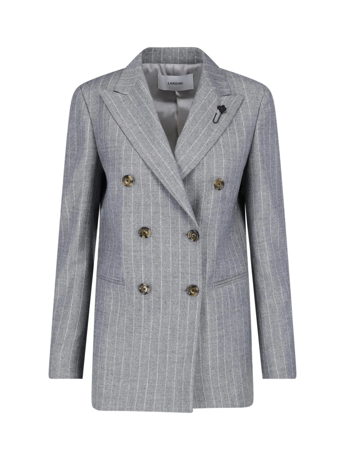 DOUBLE-BREASTED VIRGIN WOOL BLAZER - 1