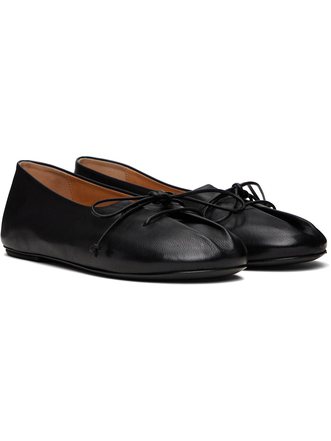 Black Girella Ballerina Flats - 4