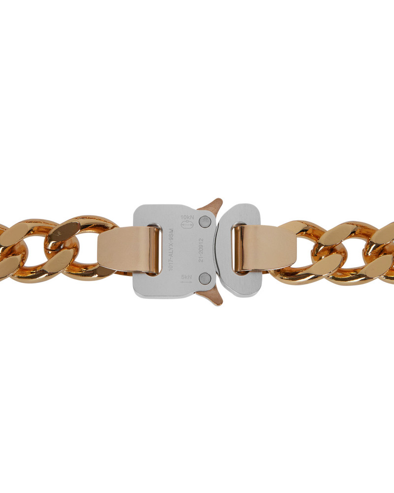 NECKLACE WITH BUCKLE GOLD SHINY 3