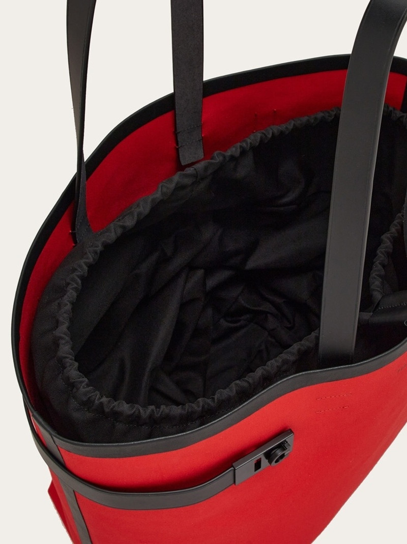 TOTE BAG WITH GANCINI BUCKLES (L) 4