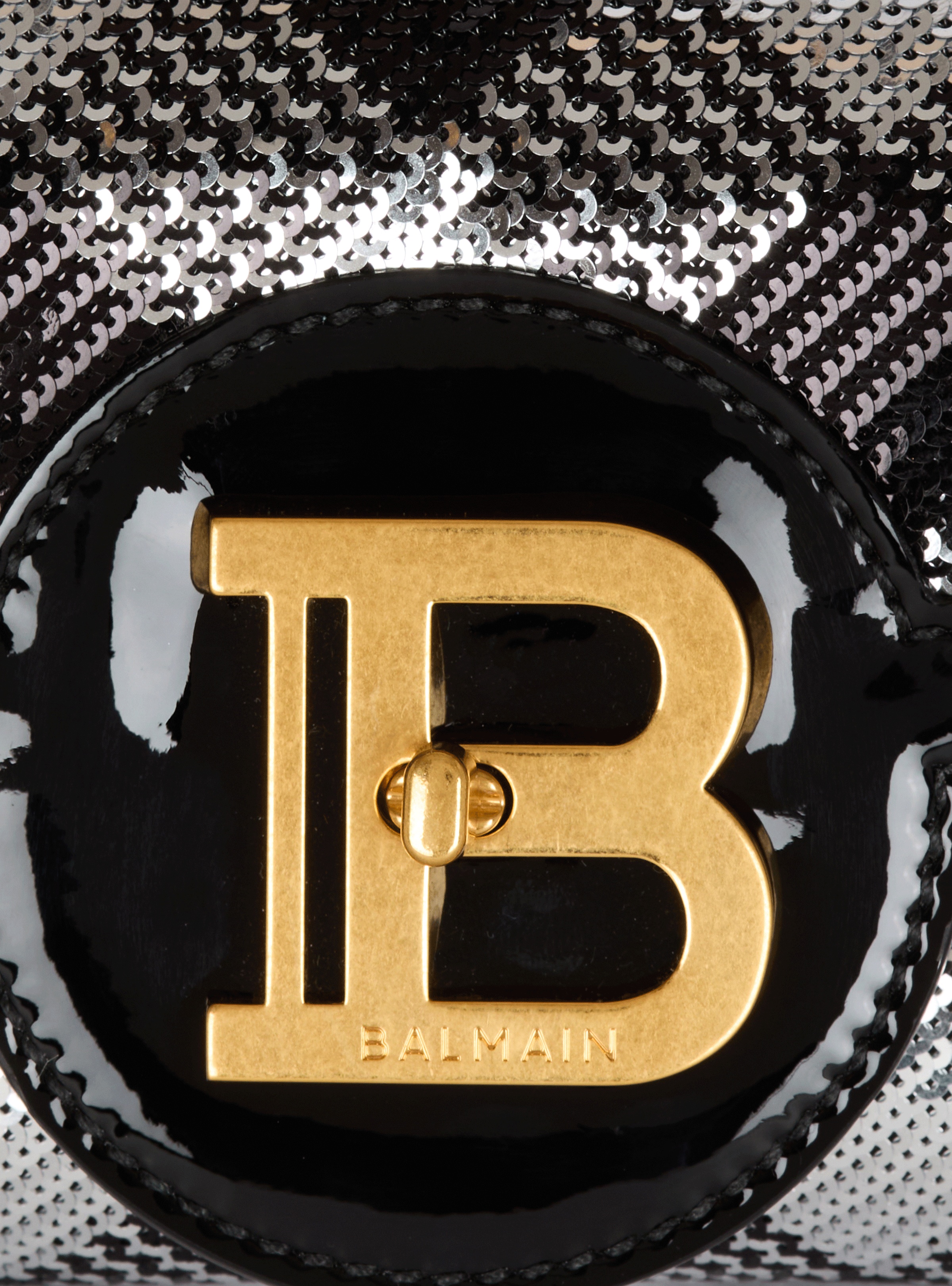 B-Buzz Pouch 23 with gingham sequins and patent leather 7