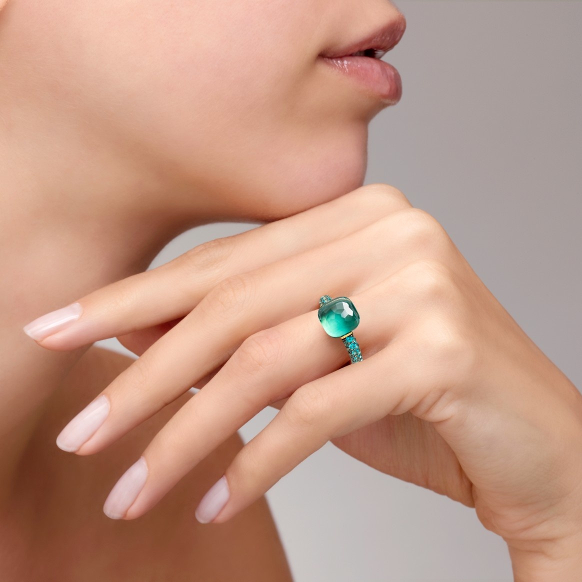 Ring Nudo Deep Blue - 2