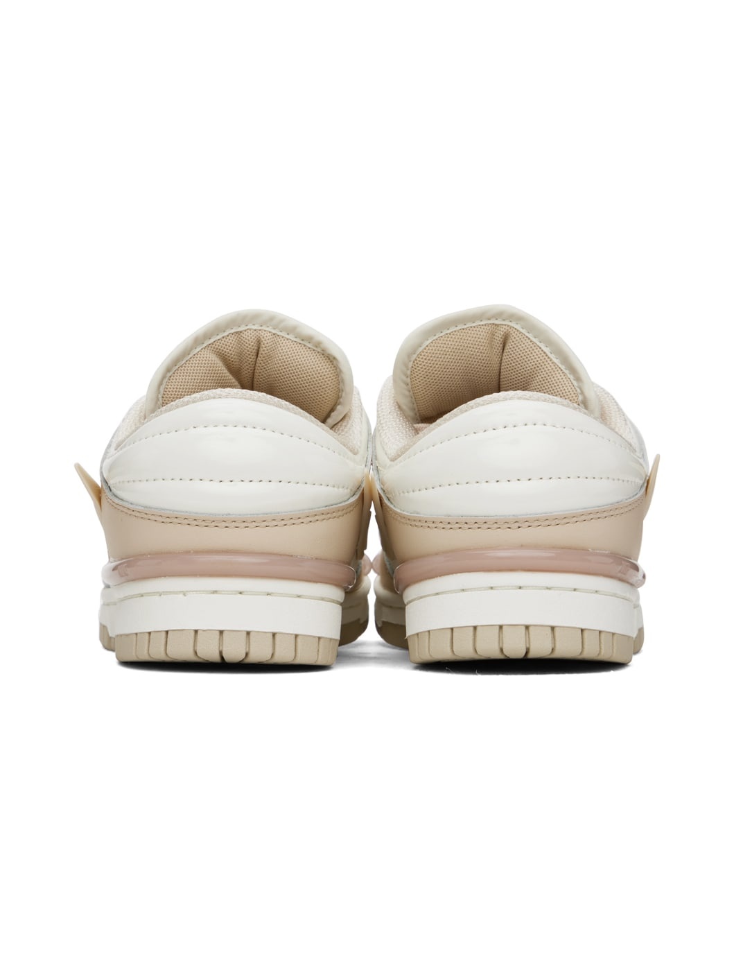 Beige & Off-White Dunk Low Twist Sneakers - 2
