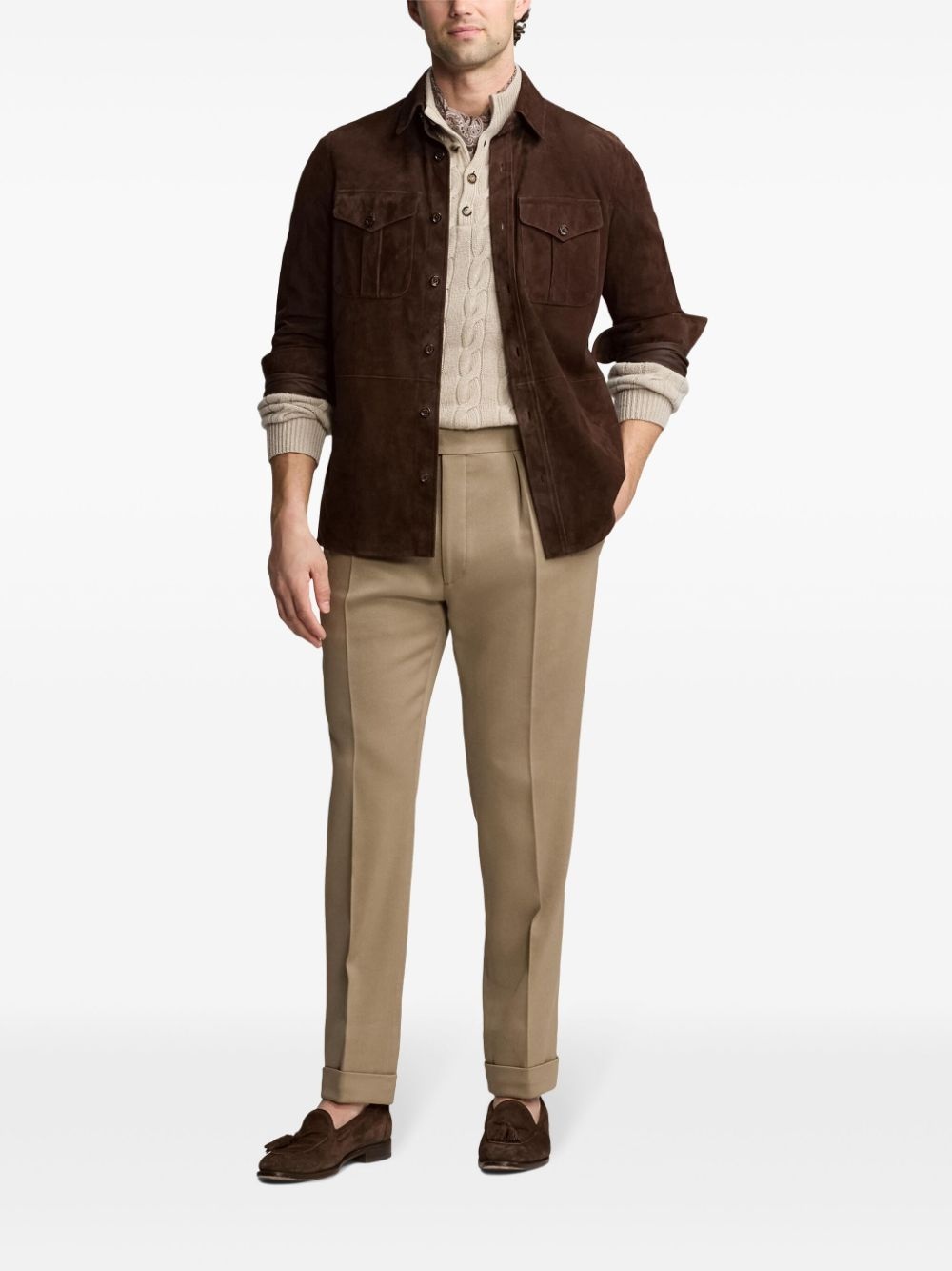 Barron suede shirt jacket - 2