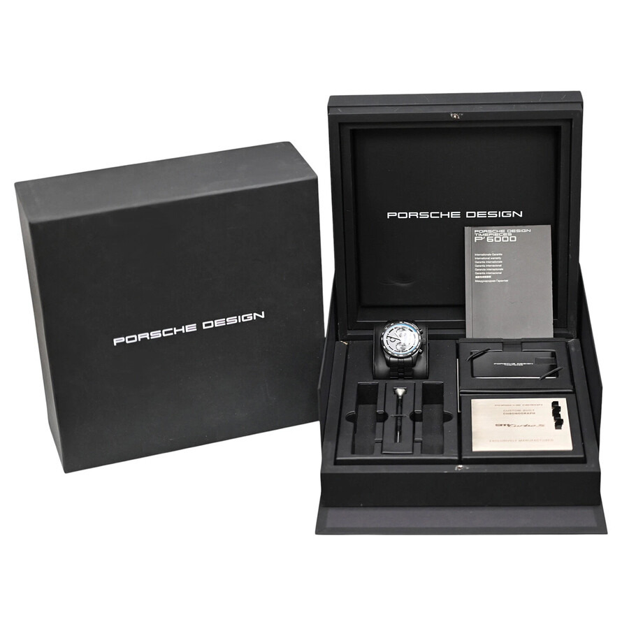 Porsche Design - Pre-owned Porsche Design Chronograph Black Pvd Automatic Black Dial Men's Watch 6004.0.00.062.00.0 - 2
