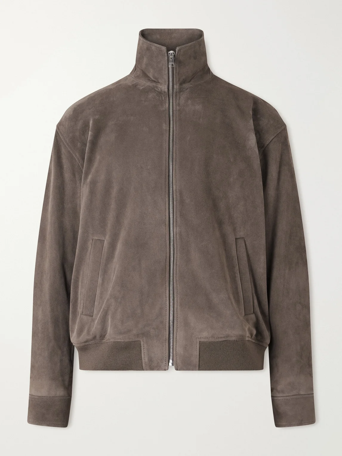 Suede Bomber Jacket - 1