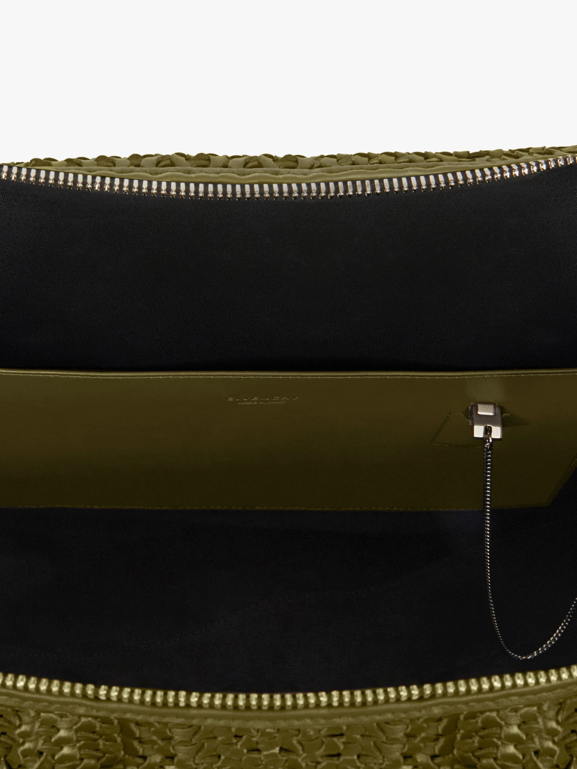 MAXI ANTIGONA LOCK IN BRAIDED LEATHER - 4