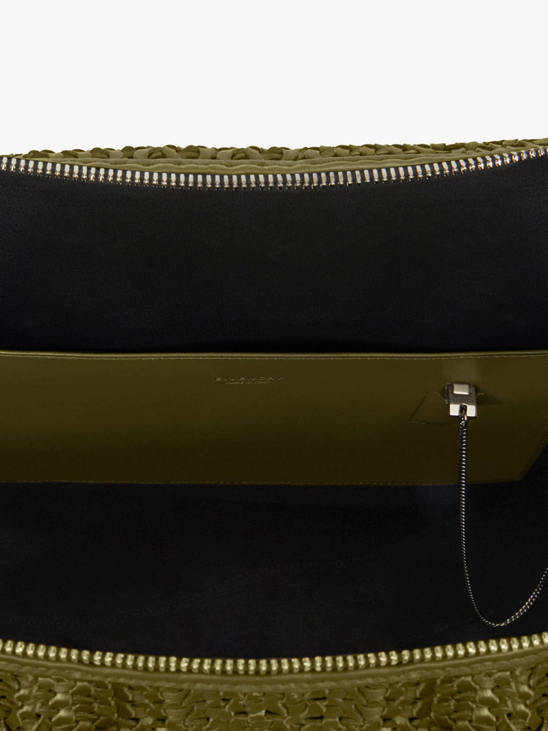 MAXI ANTIGONA LOCK IN BRAIDED LEATHER 4