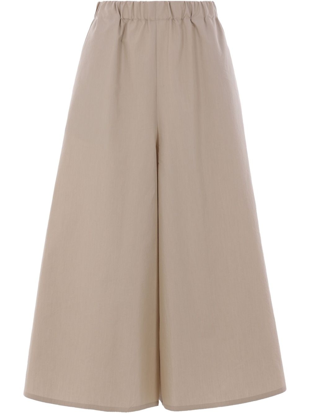 cotton cropped trousers - 1