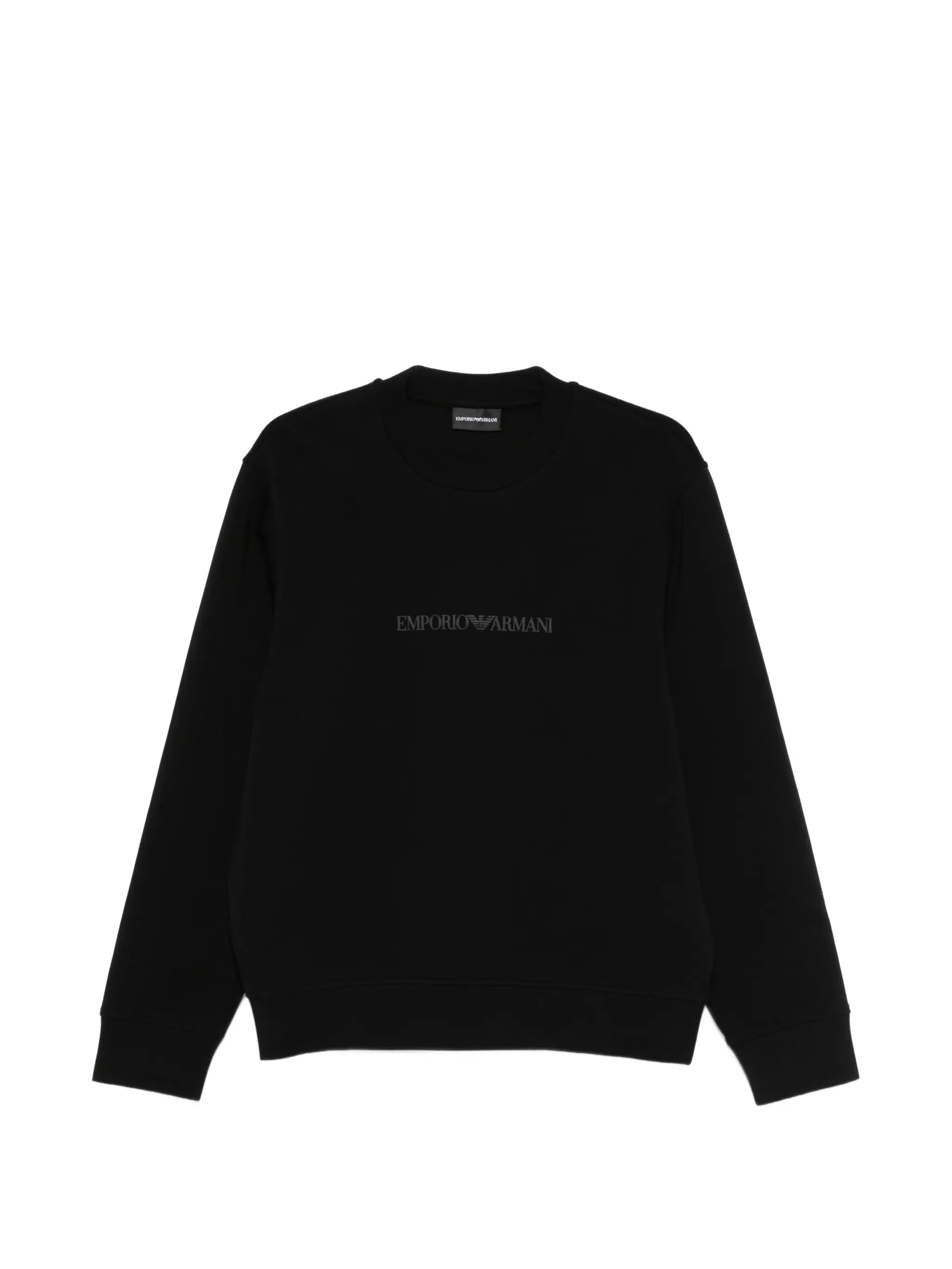 Emporio Armani Logo-detail Crew-neck Sweatshirt - 1